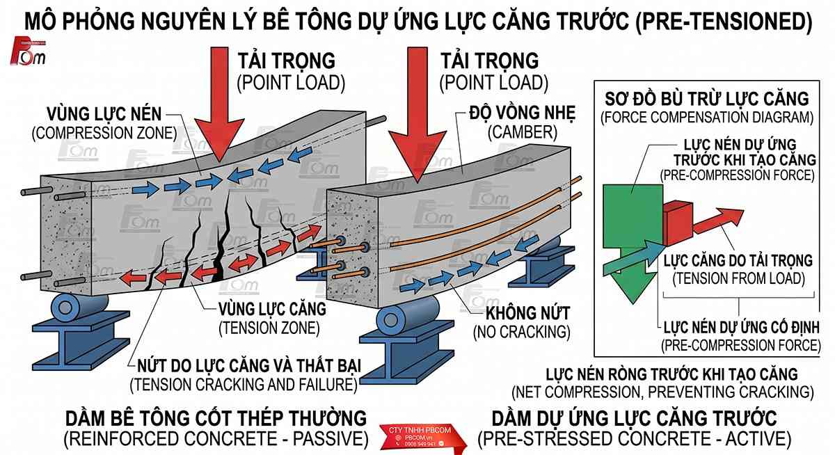 Cách chống nứt tường rào bằng bê tông dự ứng lực