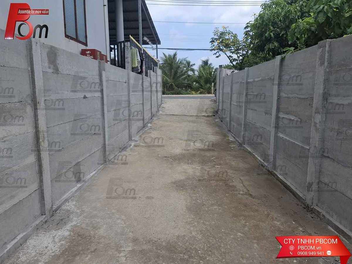 cách tính giá hàng rào đúc sẵn