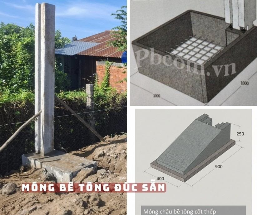 Cấu kiện bê tông lắp ghép Pbcom