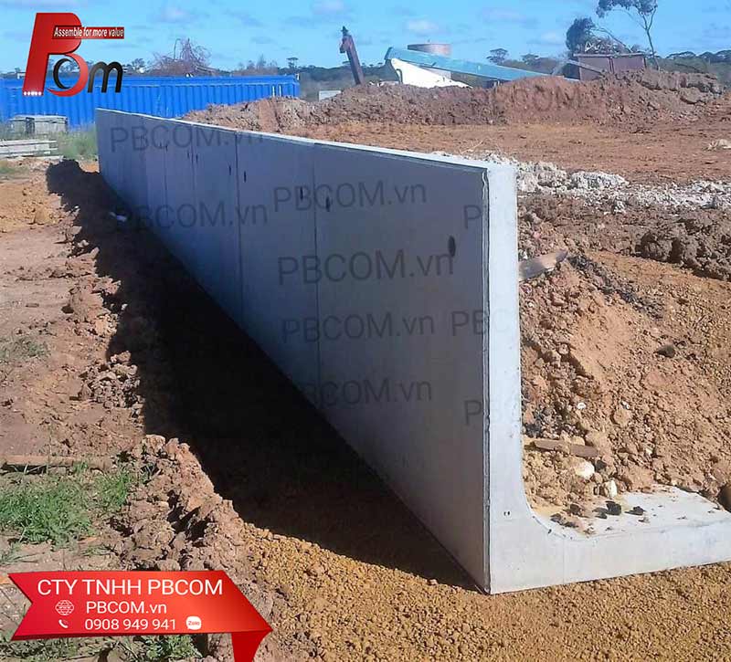 tấm tường chắn đất chữ L