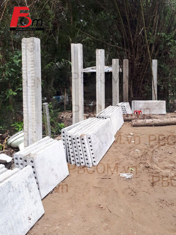 trụ bê tông chữ H