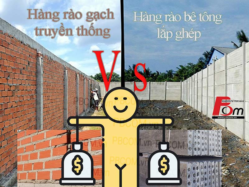 Hàng rào đúc sẵn PBCOM