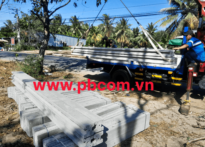 hàng rào bê tông cốt thép