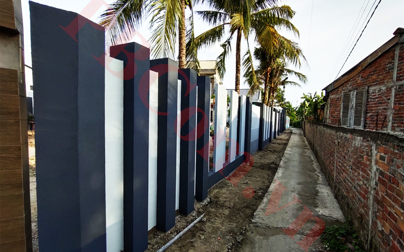 hàng rào bê tông lắp ghép