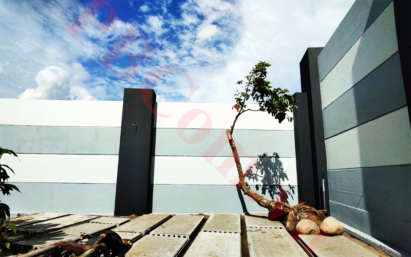 hàng rào bê tông lắp ghép