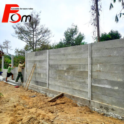 hàng rào bê tông lắp ghép