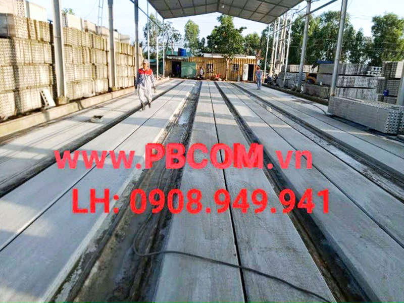 Hướng dẫn thi công sàn 3m5 bê tông cốt thép lắp ghép-PBCOM 9 Quy trình đổ tấm sàn bê tông PBCOM
