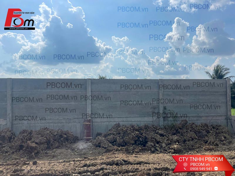 Giá hàng rào bê tông lắp ghép PBCOM