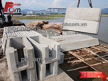 Các Cấu kiện bê tông đúc sẵn xây dựng lắp ghép
