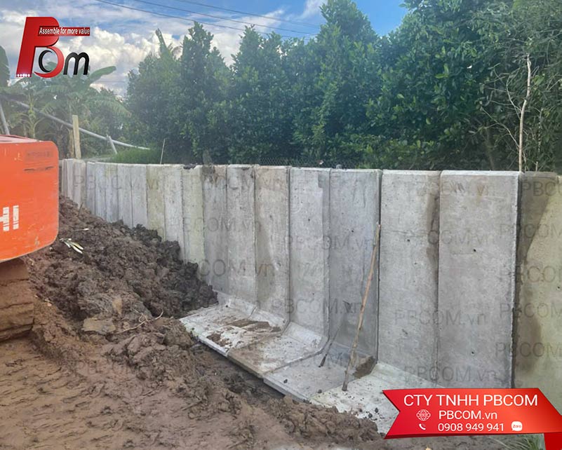tấm tường chắn đất chữ L